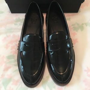 NWT Massimo Dutti Patent Leather Loafers